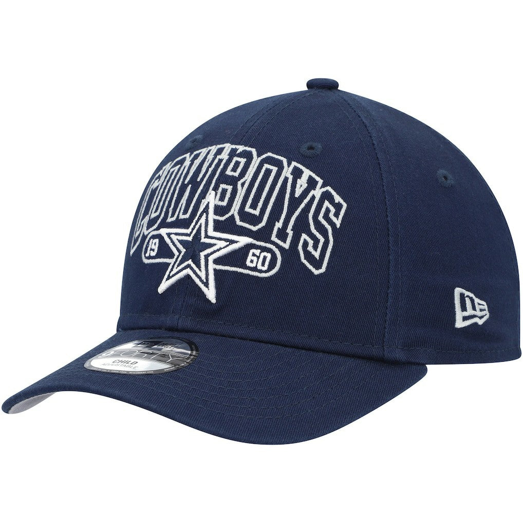 Dallas Cowboys New Era Preschool Outline 9FORTY Adjustable Hat - Navy online