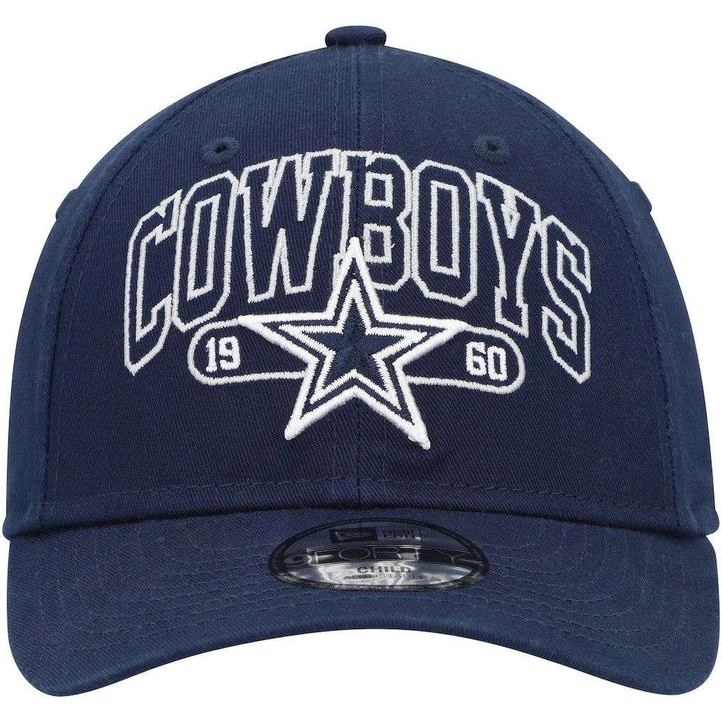 Dallas Cowboys New Era Preschool Outline 9FORTY Adjustable Hat - Navy online