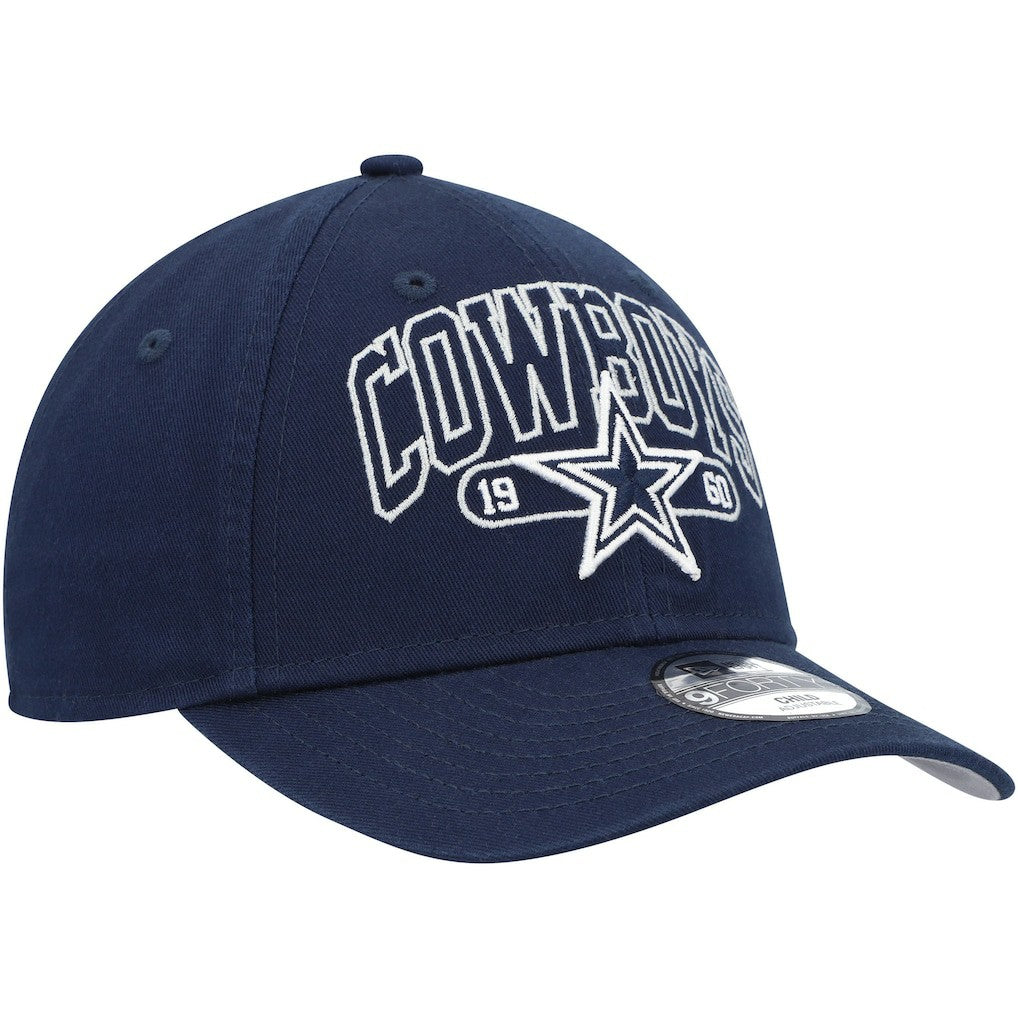 Dallas Cowboys New Era Preschool Outline 9FORTY Adjustable Hat - Navy online