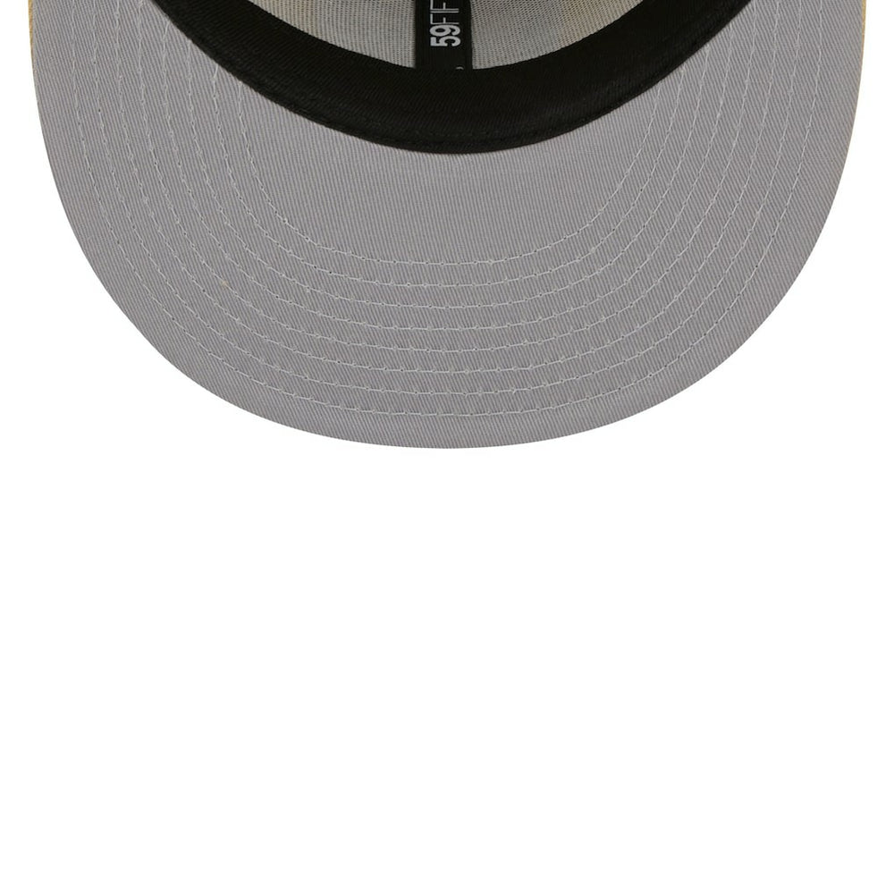 Las Vegas Raiders New Era Raffia Front 59FIFTY Fitted Hat - Khaki online