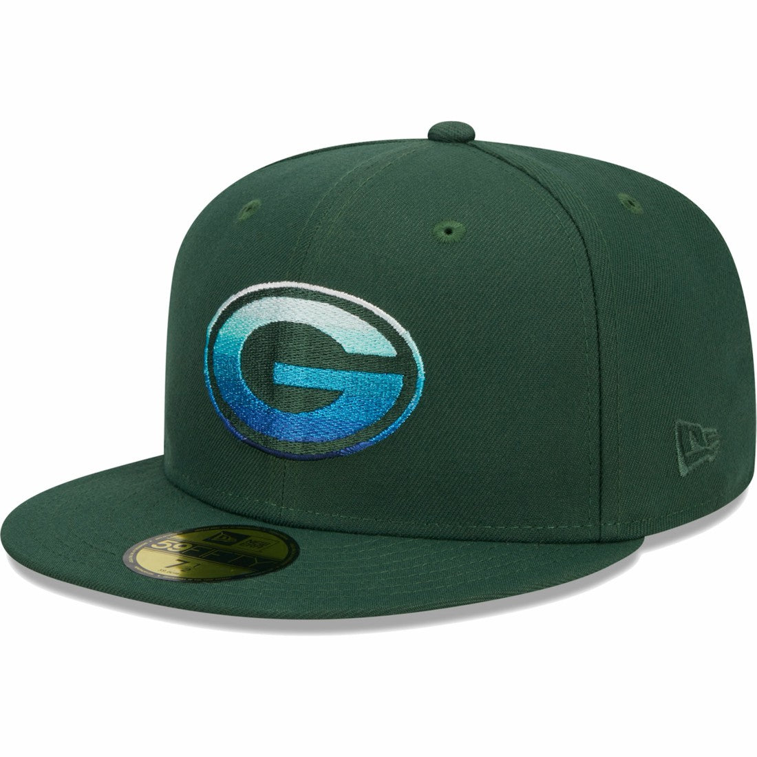Green Bay Packers New Era Gradient 59FIFTY Fitted Hat - Green cheap