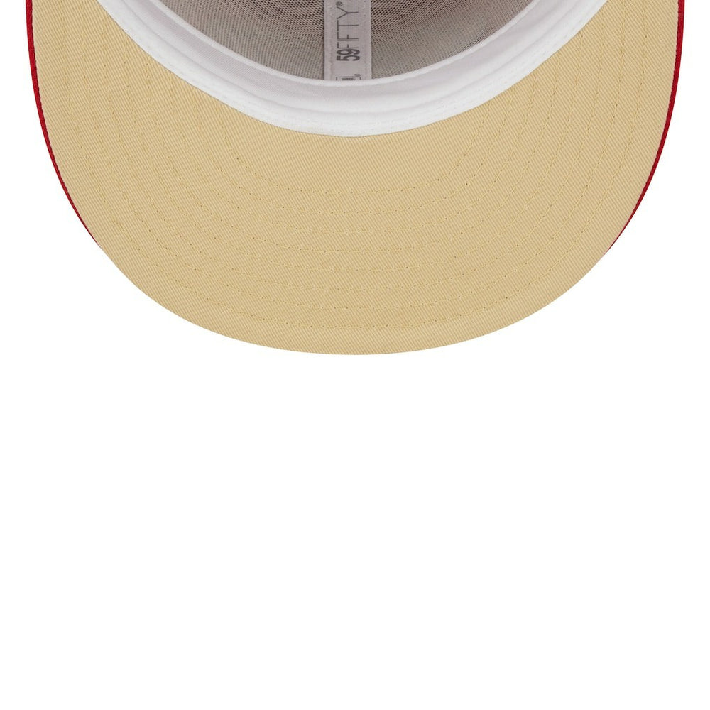 San Francisco 49ers New Era Gradient 59FIFTY Fitted Hat - Scarlet cheap
