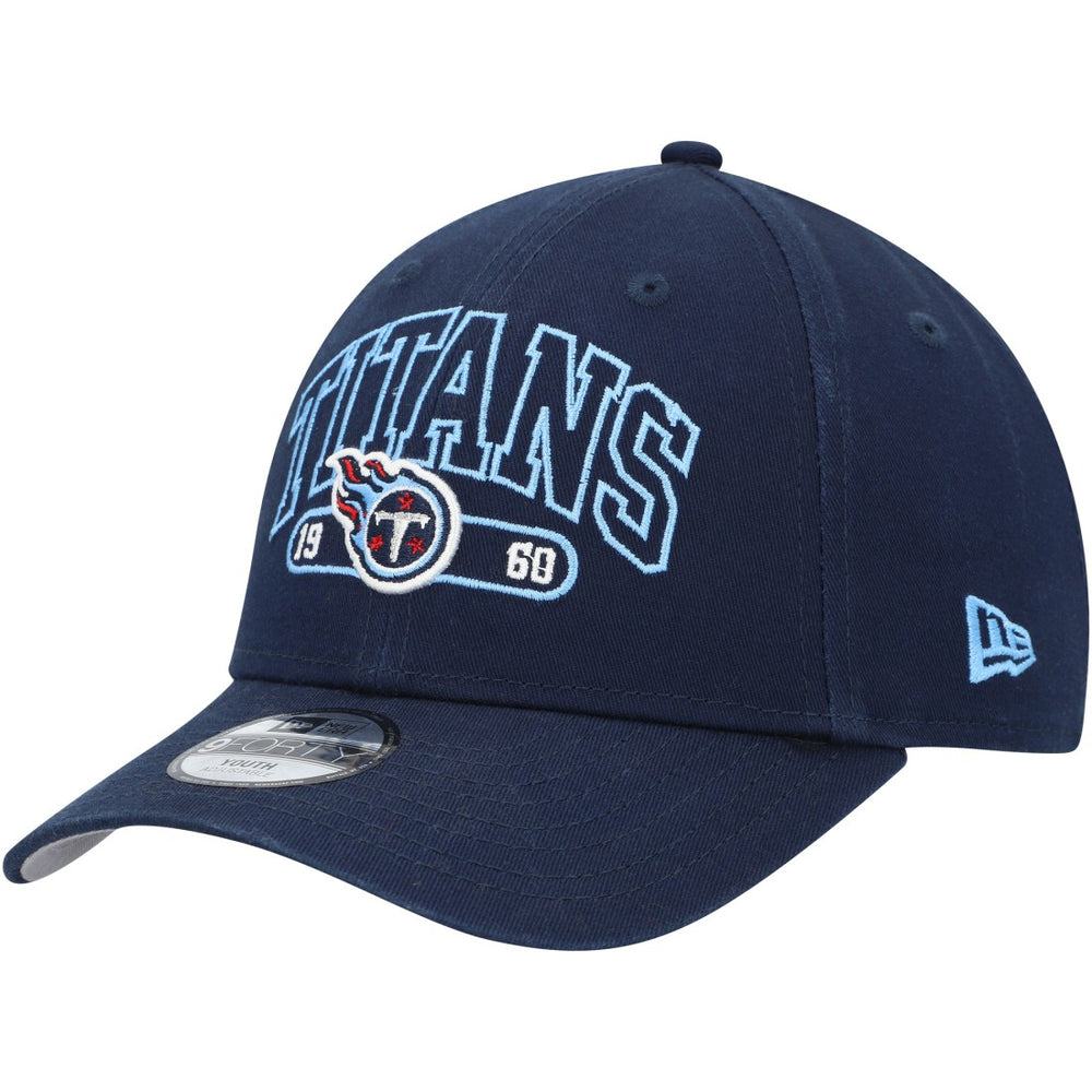 Tennessee Titans New Era Youth Outline 9FORTY Adjustable Hat - Navy online