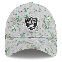 Las Vegas Raiders New Era Girls Youth Bouquet 9TWENTY Adjustable Hat - Gray outlet