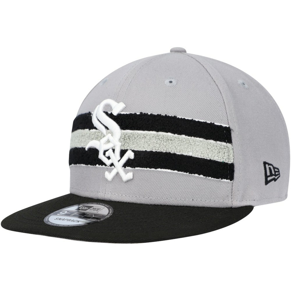 Chicago White Sox Band 9FIFTY Snapback Hat - Gray/Black | New Era