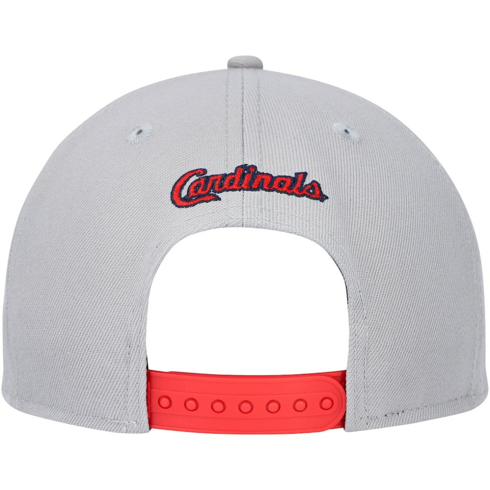 St. Louis Cardinals Band 9FIFTY Snapback Hat - Gray/Red | New Era