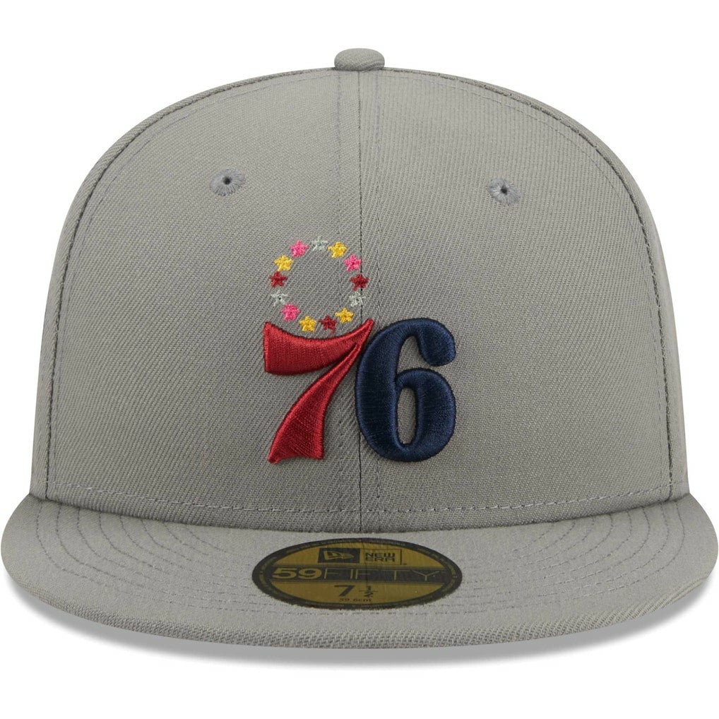 Philadelphia 76ers Color Pack 59FIFTY Fitted Hat - Gray | New Era discount