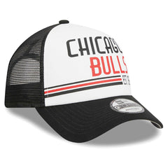 Chicago Bulls Lift Pass Foam Front Trucker 9FORTY Adjustable Hat - White | New Era online
