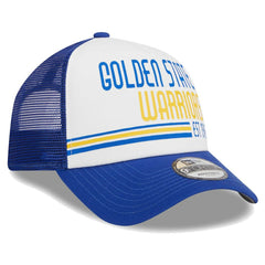 Golden State Warriors Lift Pass Foam Front Trucker 9FORTY Adjustable Hat sale - White | New Era shop