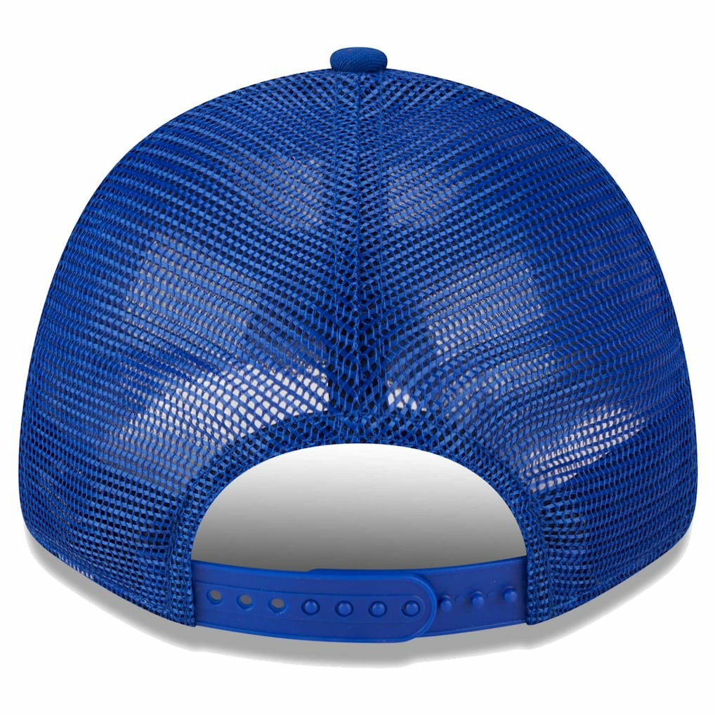 Philadelphia 76ers Plate Oversized Patch Trucker 9FORTY Adjustable Hat - Royal | New Era discount