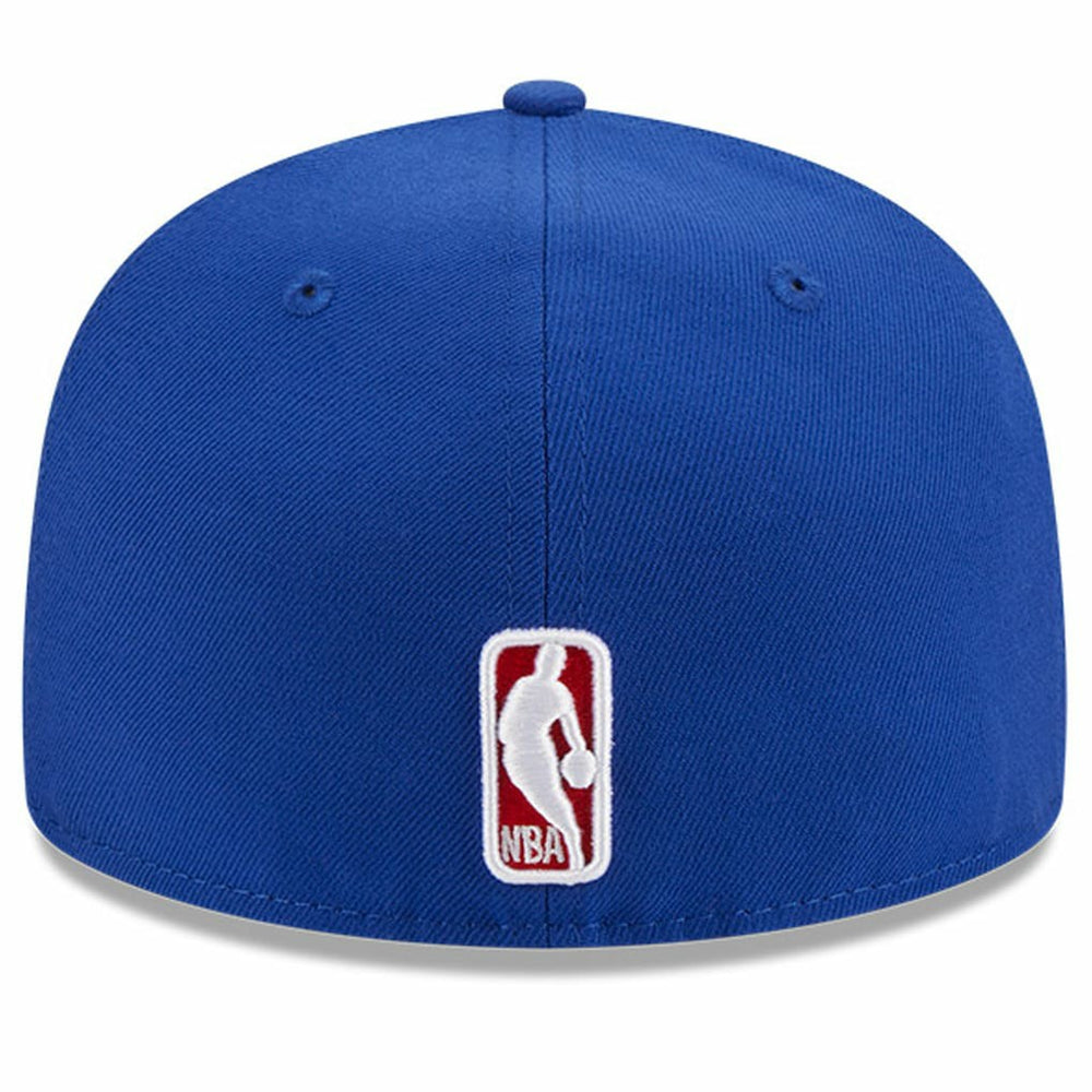Philadelphia 76ers Chainstitch Logo Pin 59FIFTY Fitted Hat - Royal | New Era on sale