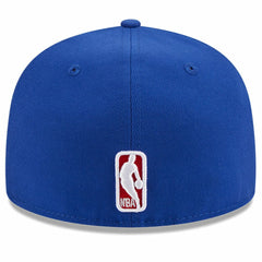 Philadelphia 76ers Chainstitch Logo Pin 59FIFTY Fitted Hat - Royal | New Era on sale