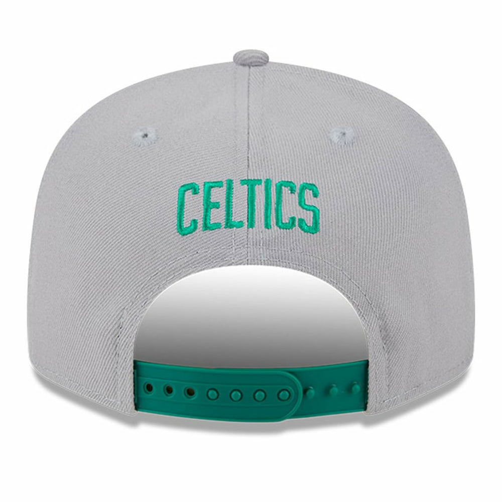 Boston Celtics Chenille Band 9FIFTY Snapback Hat - Gray | New Era sale