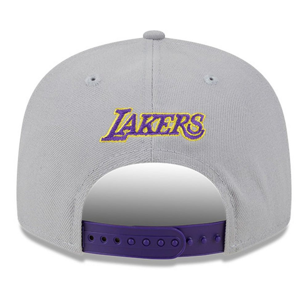 Los Angeles Lakers Chenille Band 9FIFTY Snapback Hat - Gray | New Era shop