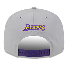 Los Angeles Lakers Chenille Band 9FIFTY Snapback Hat - Gray | New Era shop