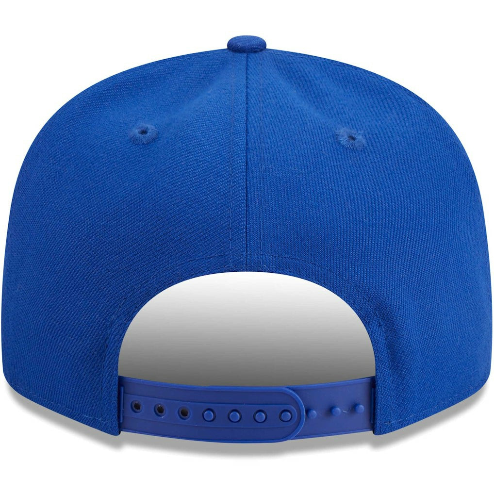 Golden State Warriors Golden Tall Text 9FIFTY Snapback Hat sale - Royal | New Era shop