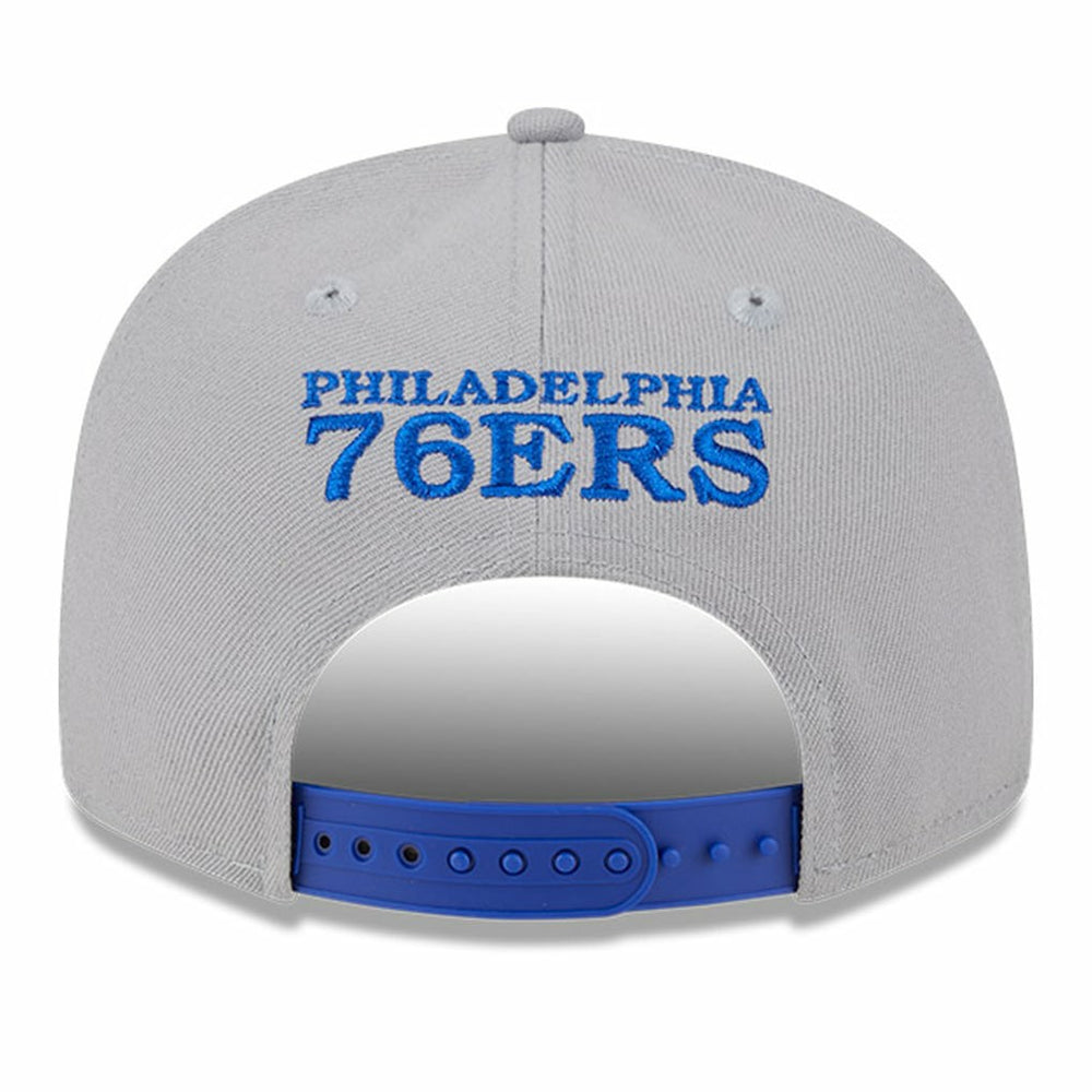 Philadelphia 76ers Chenille Band 9FIFTY Snapback Hat - Gray | New Era online