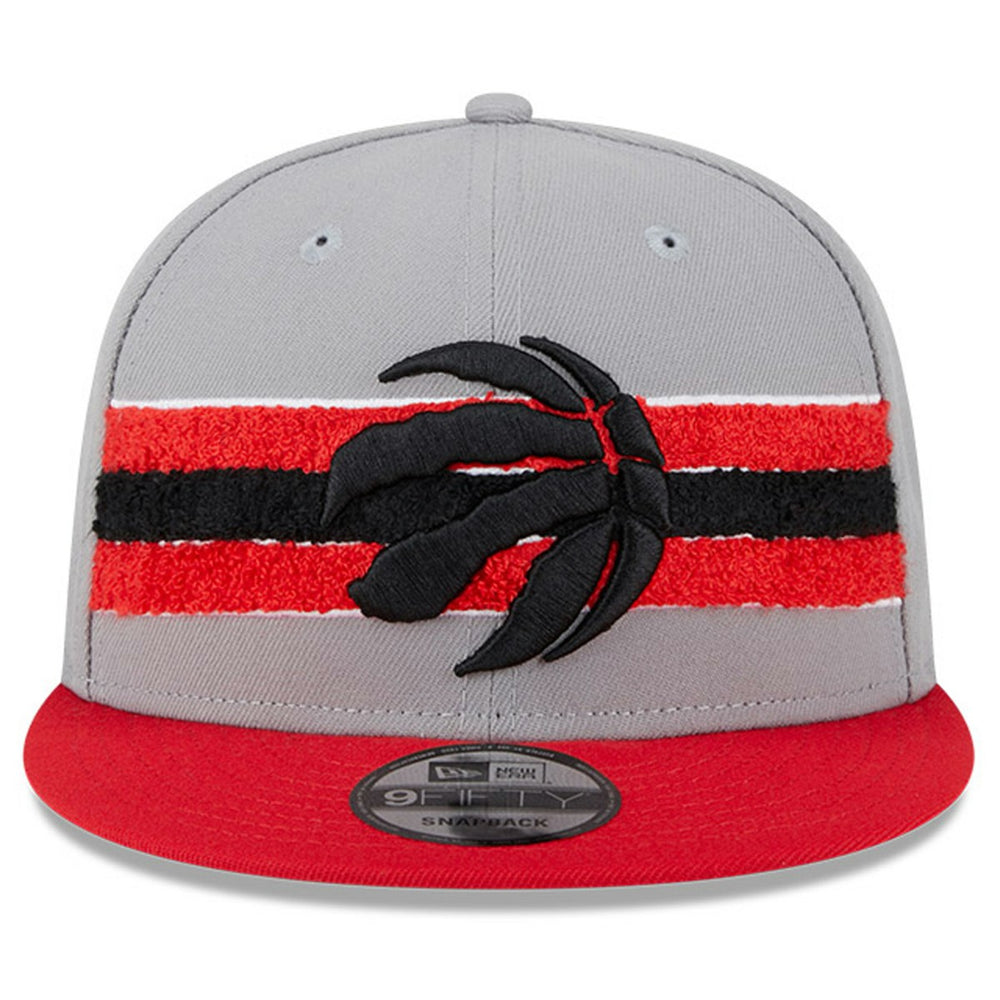 Toronto Raptors Chenille Band 9FIFTY Snapback Hat - Gray | New Era cheap