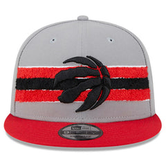 Toronto Raptors Chenille Band 9FIFTY Snapback Hat - Gray | New Era cheap