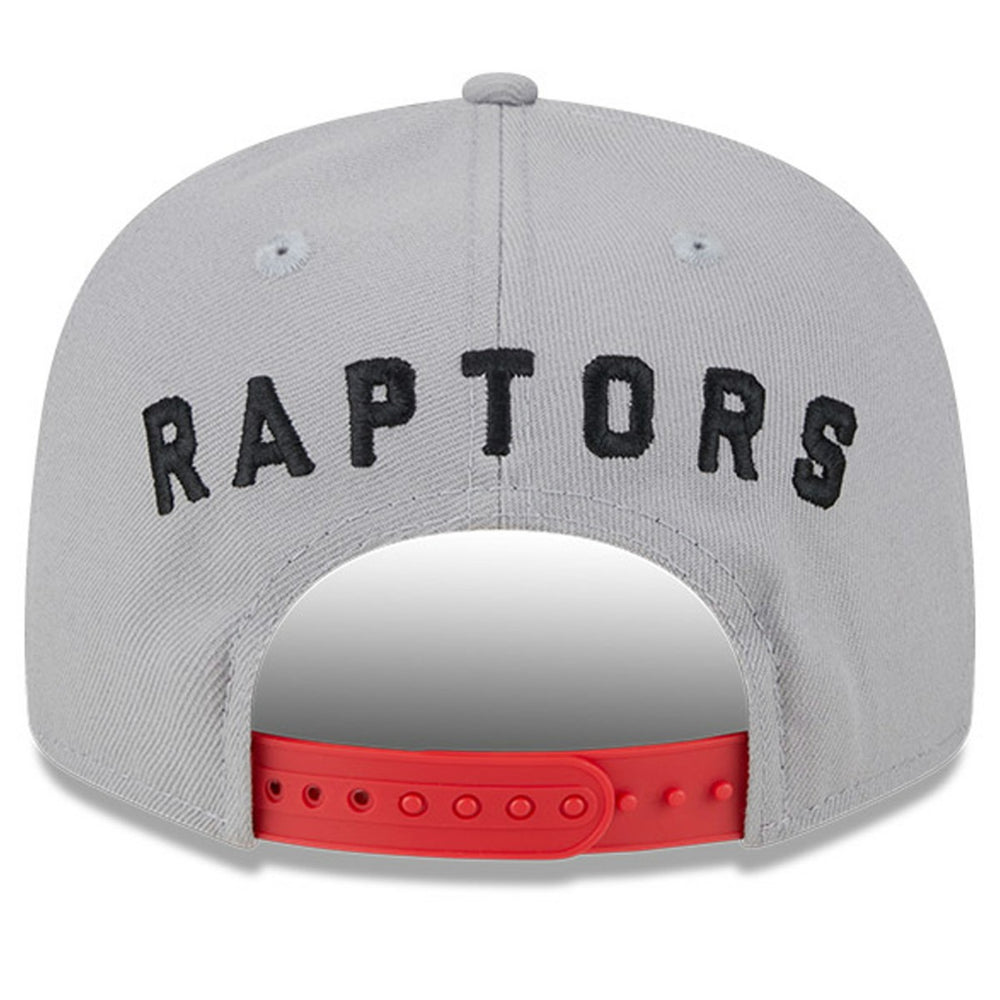 Toronto Raptors Chenille Band 9FIFTY Snapback Hat - Gray | New Era cheap