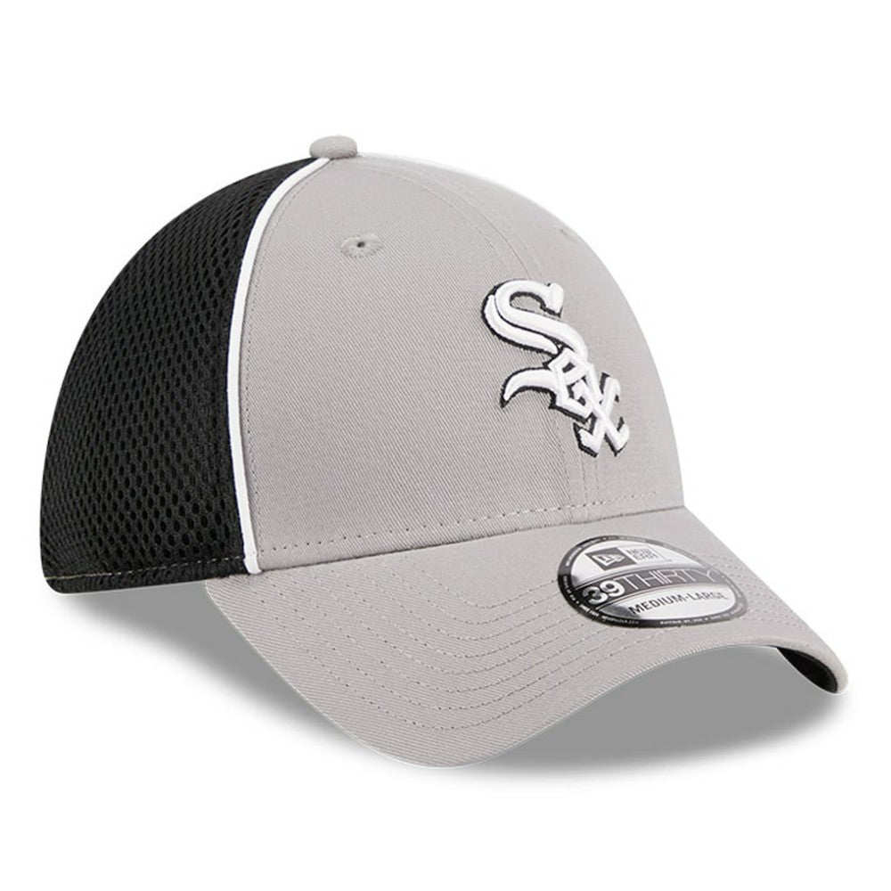 Chicago White Sox Pipe 39THIRTY Flex Hat - Gray | New Era