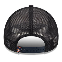 Houston Astros Stacked A-Frame Trucker 9FORTY Adjustable Hat - White/Navy | New Era
