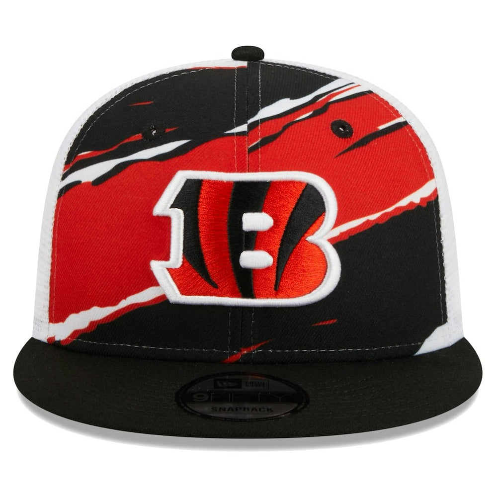Cincinnati Bengals New Era Tear Trucker 9FIFTY Snapback Hat - Black for sale