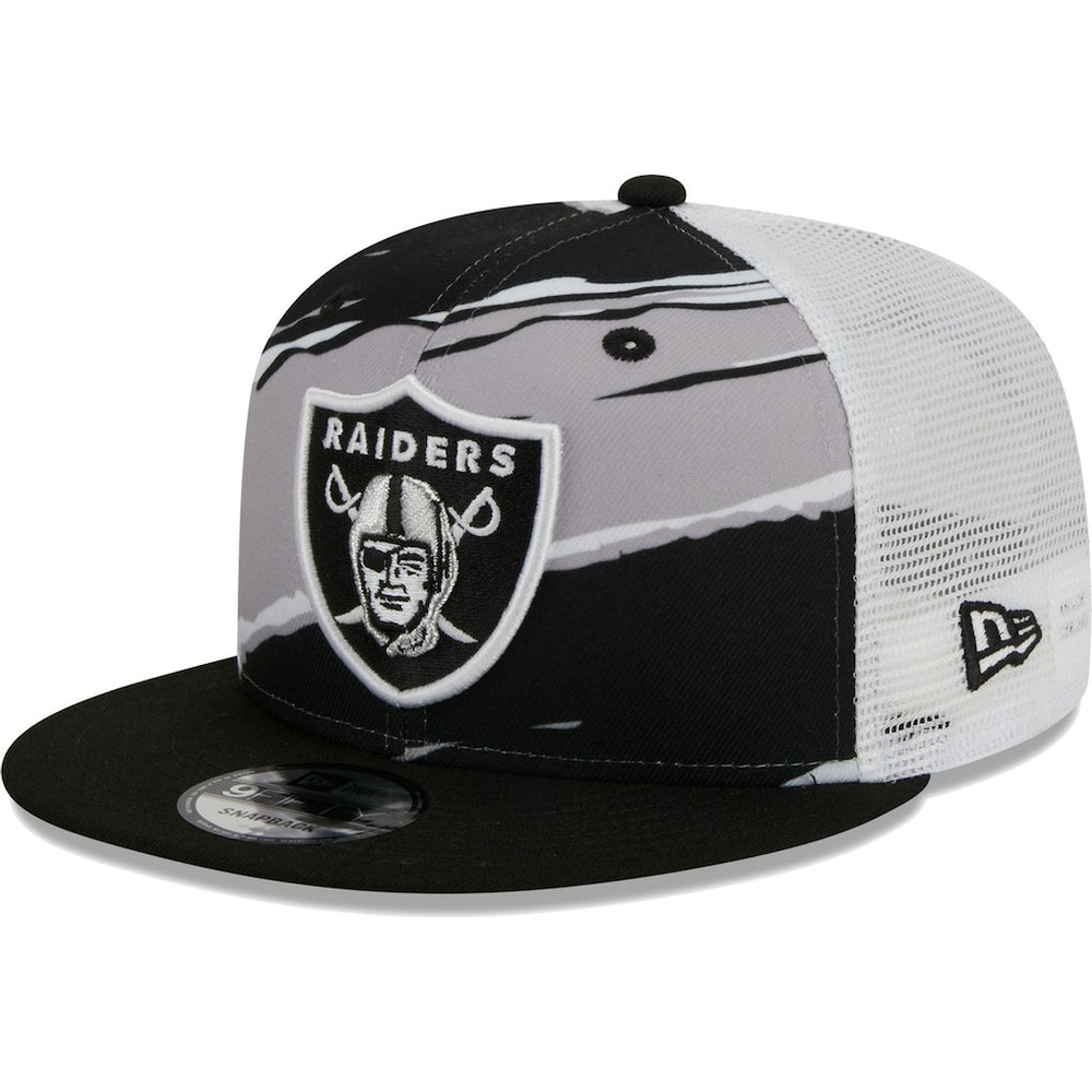 Las Vegas Raiders New Era Tear Trucker 9FIFTY Snapback Hat - Black sale