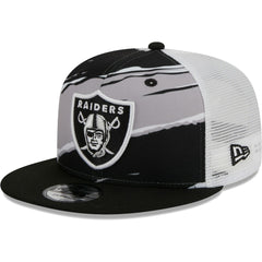 Las Vegas Raiders New Era Tear Trucker 9FIFTY Snapback Hat - Black sale