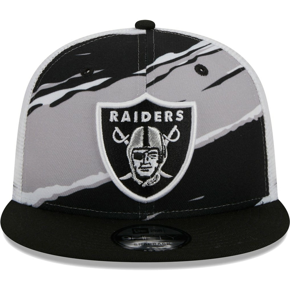 Las Vegas Raiders New Era Tear Trucker 9FIFTY Snapback Hat - Black sale