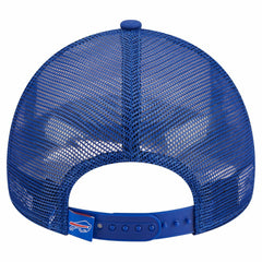 Buffalo Bills New Era Stacked A-Frame Trucker 9FORTY Adjustable Hat - White/Royal cheap