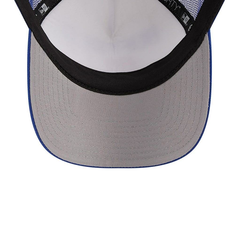 Buffalo Bills New Era Stacked A-Frame Trucker 9FORTY Adjustable Hat - White/Royal cheap
