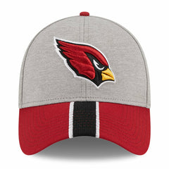 Arizona Cardinals New Era Striped 39THIRTY Flex Hat - Heather Gray/Cardinal outlet