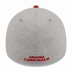 Arizona Cardinals New Era Striped 39THIRTY Flex Hat - Heather Gray/Cardinal outlet