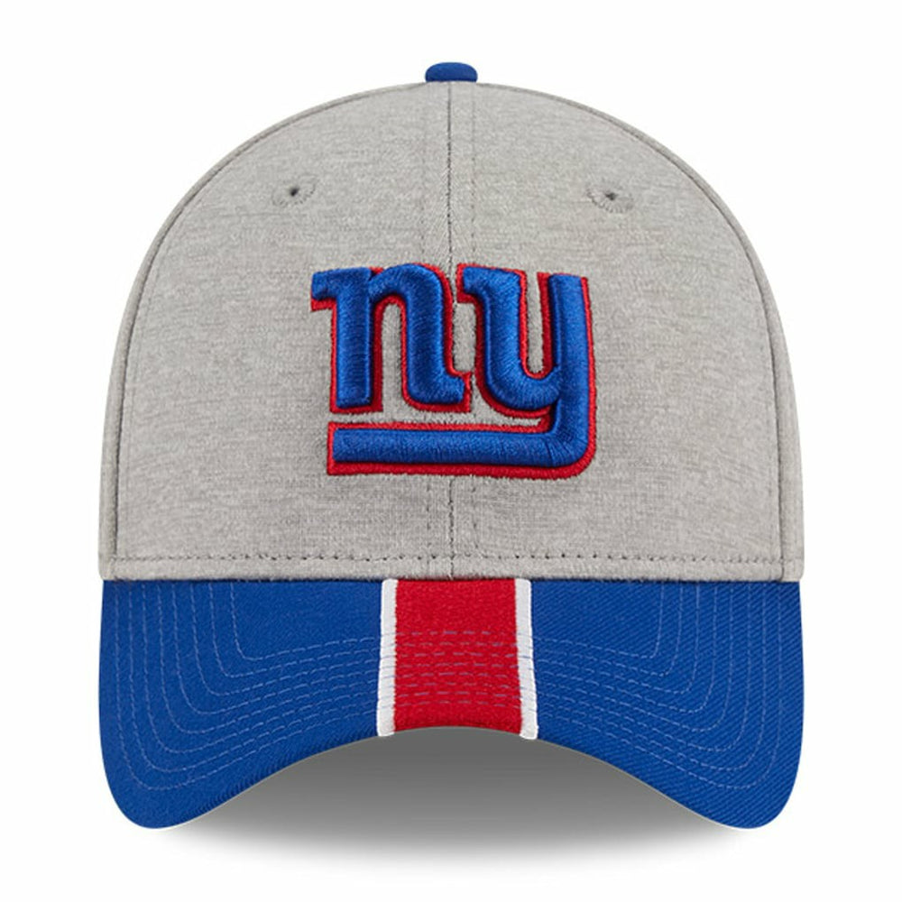 New York Giants New Era Striped 39THIRTY Flex Hat - Heather Gray/Royal for sale