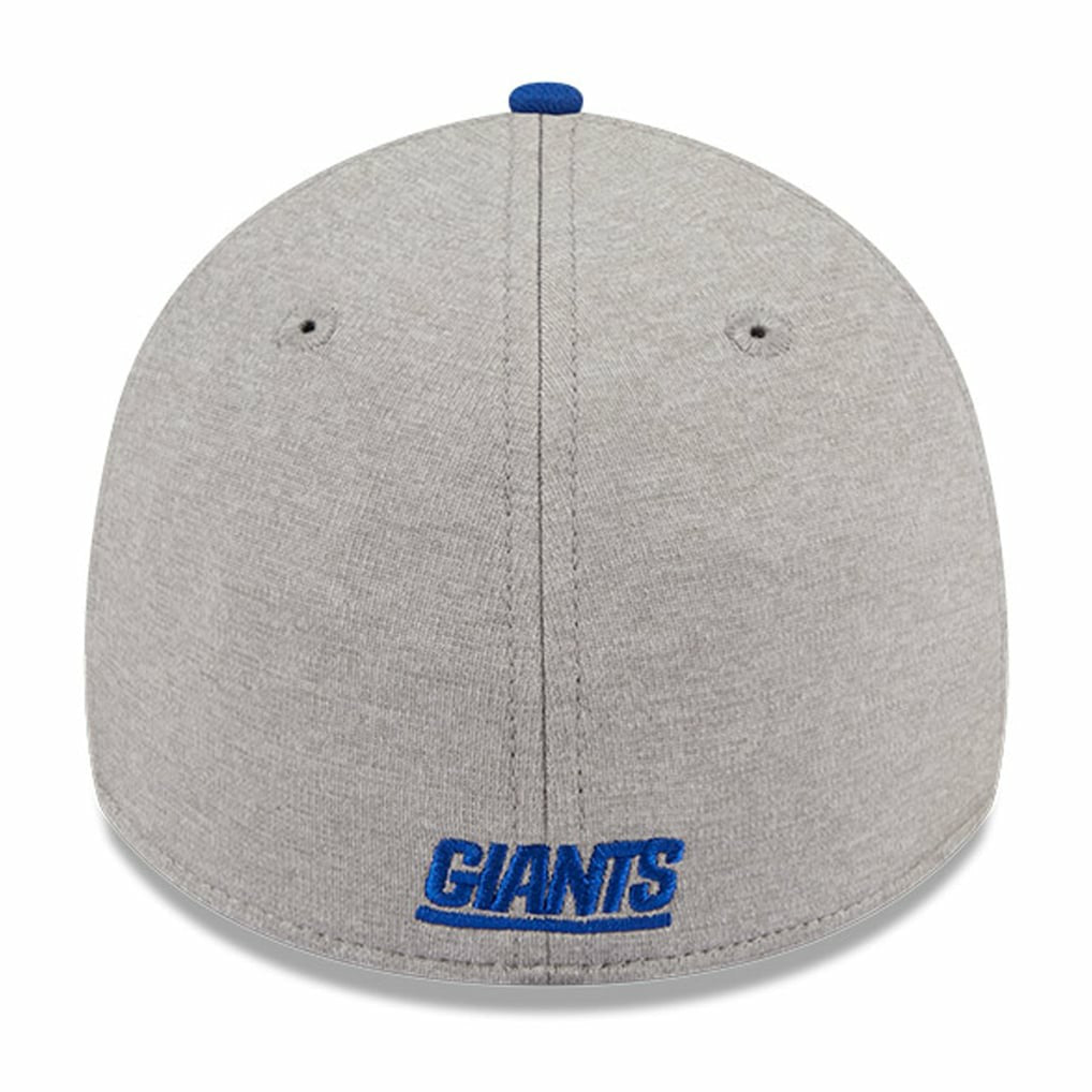 New York Giants New Era Striped 39THIRTY Flex Hat - Heather Gray/Royal for sale
