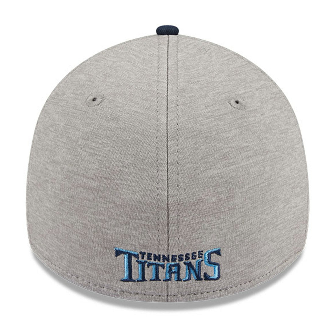 Tennessee Titans New Era Striped 39THIRTY Flex Hat - Heather Gray/Navy cheap