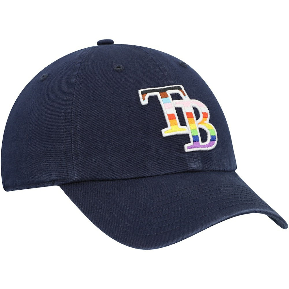 Tampa Bay Rays Team Pride Clean Up Adjustable Hat - Navy | 47 brand