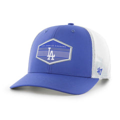 Los Angeles Dodgers Burgess Trucker Snapback Hat - Royal/White | 47 brand