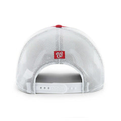 Washington Nationals Burgess Trucker Snapback Hat - Red/White | 47 brand