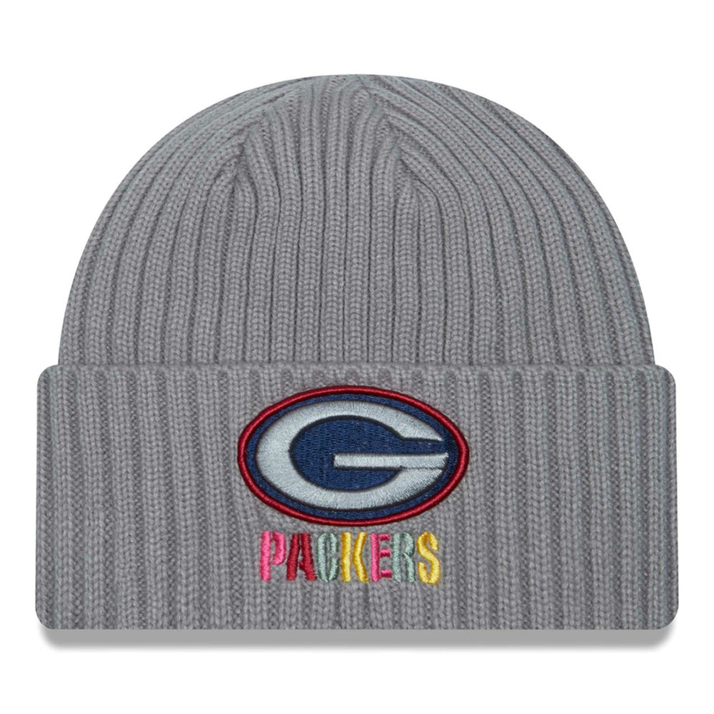 Green Bay Packers New Era Color Pack Multi Cuffed Knit Hat - Gray sale