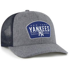 New York Yankees Slate Trucker Snapback Hat - Charcoal/Navy | 47 brand