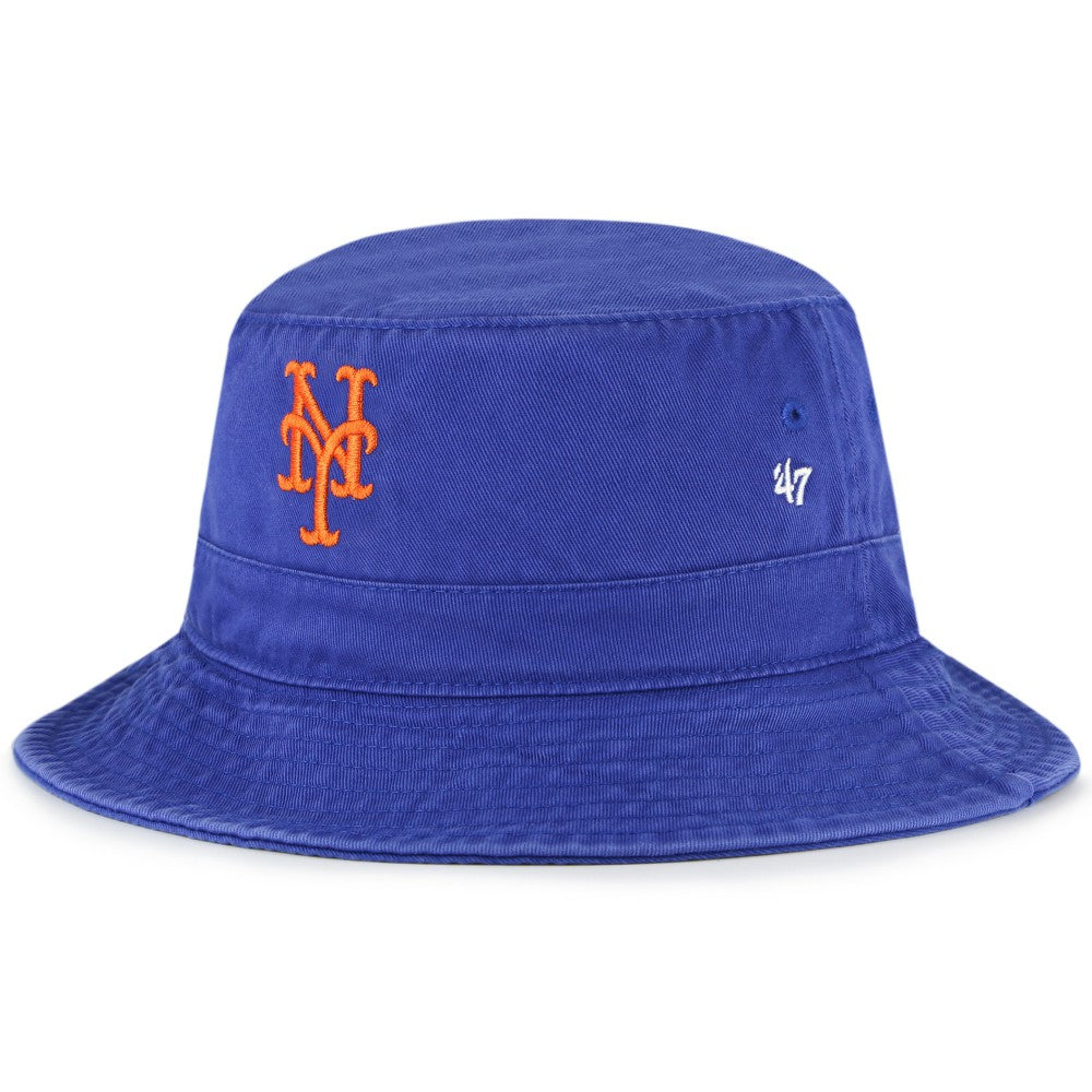 New York Mets Primary Bucket Hat - Royal | 47 brand