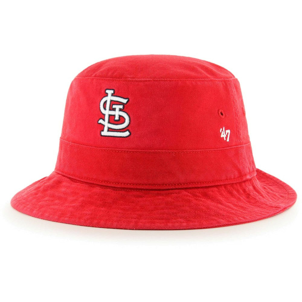 St. Louis Cardinals Primary Bucket Hat - Red | 47 brand