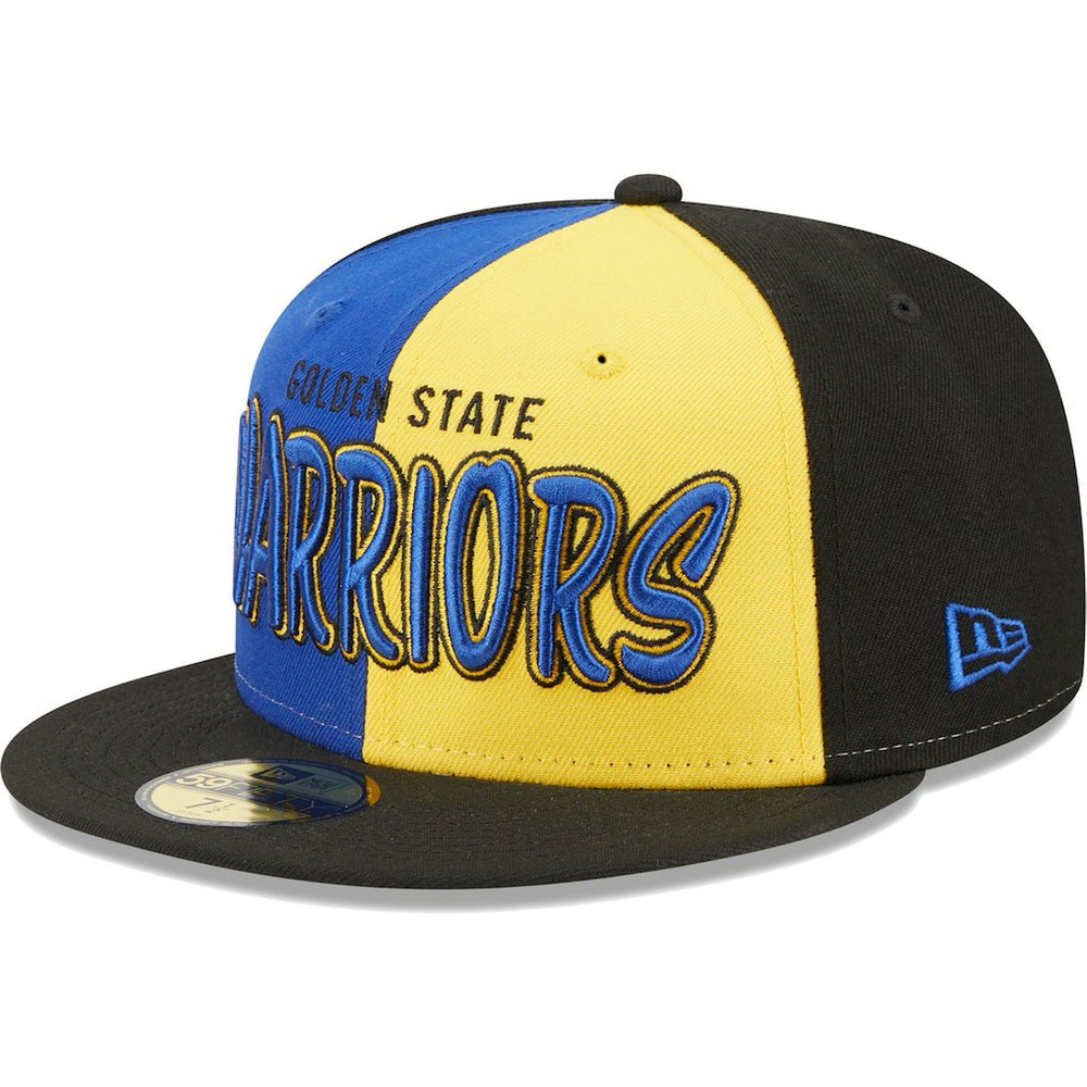 Golden State Warriors Pop Front 59FIFTY Fitted Hat sale - Black/Royal | New Era cheap