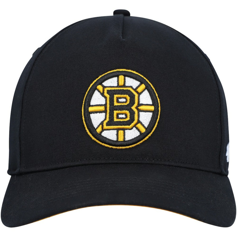 Boston Bruins '47 Primary Hitch Snapback Hat Black