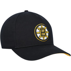 Boston Bruins '47 Primary Hitch Snapback Hat Black
