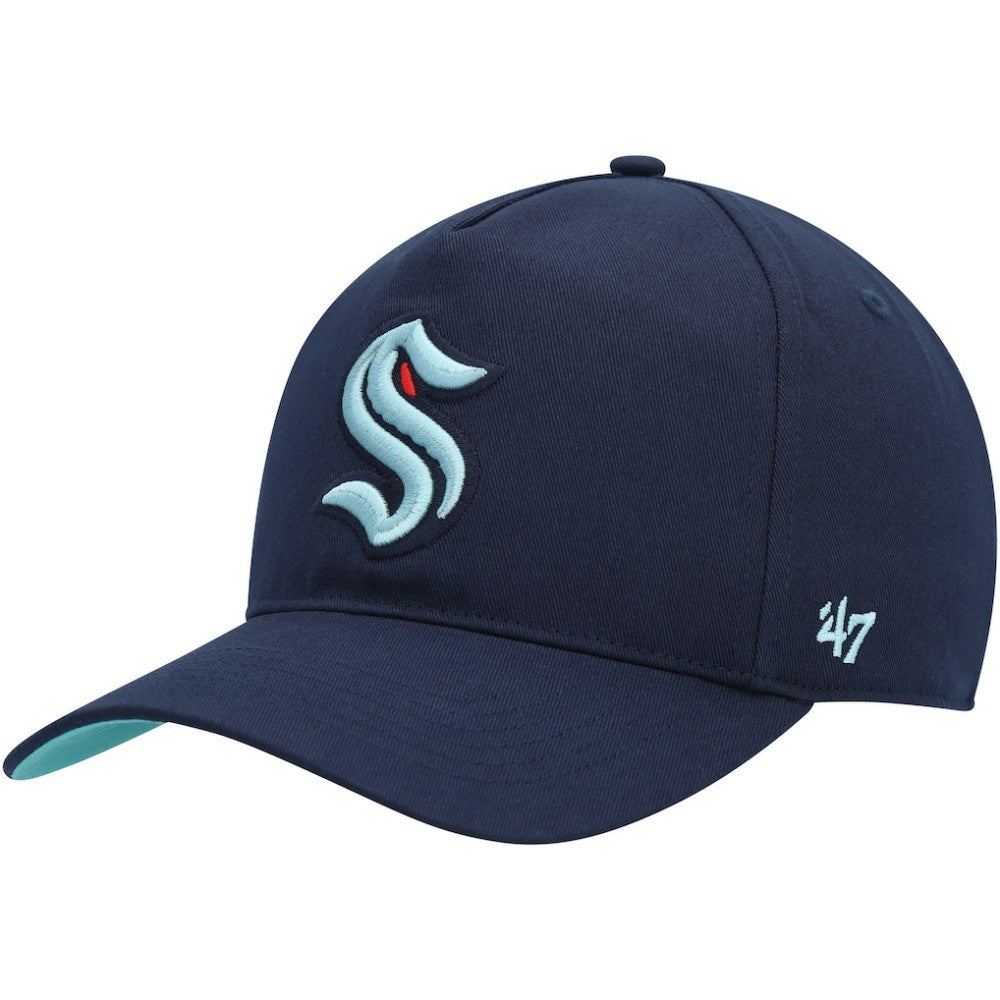 Seattle Kraken '47 Primary Hitch Snapback Hat Deep Sea Blue