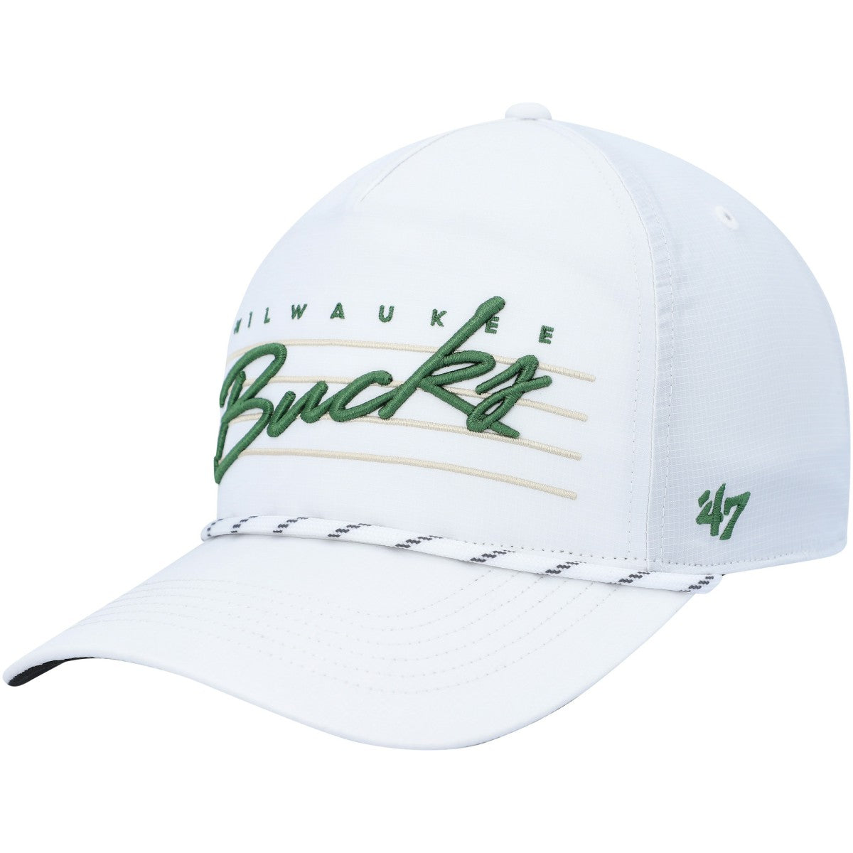 Milwaukee Bucks '47 Downburst Hitch Snapback Hat - White | 47 brand online