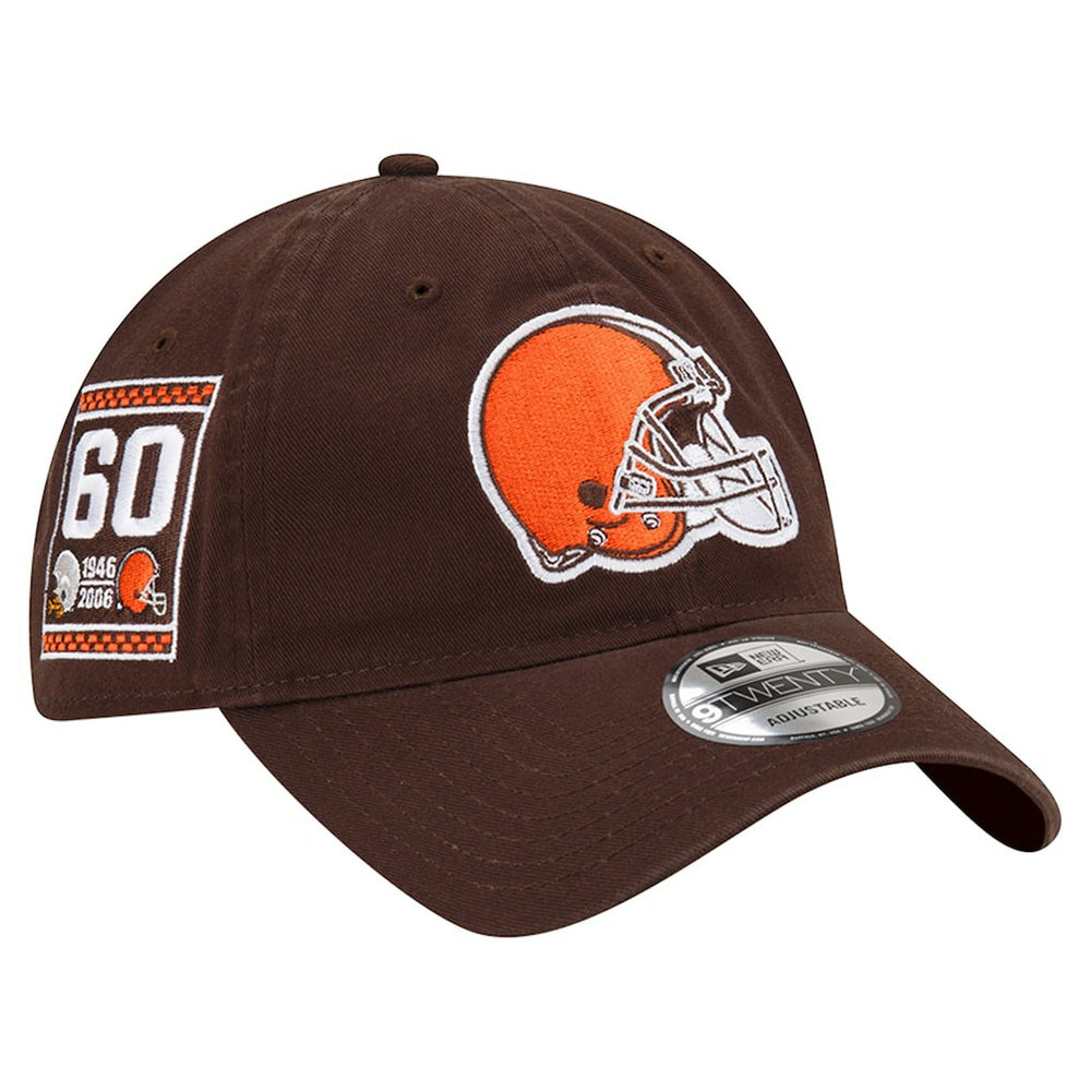 Cleveland Browns New Era Distinct 9TWENTY Adjustable Hat - Brown cheap
